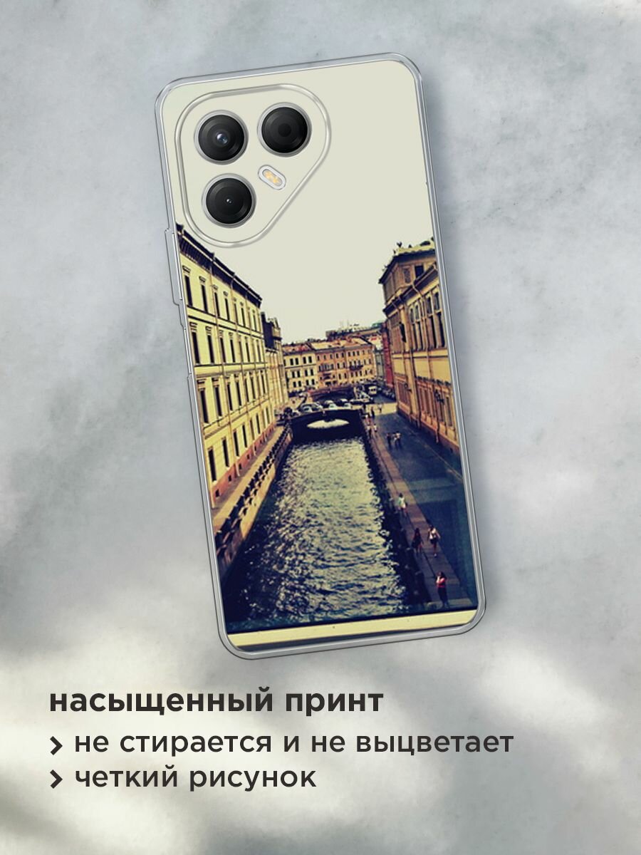 Чехол на Tecno Pova 7 5G / Текно Пова 7 5G с принтом "Санкт-Петербург" — фото 1