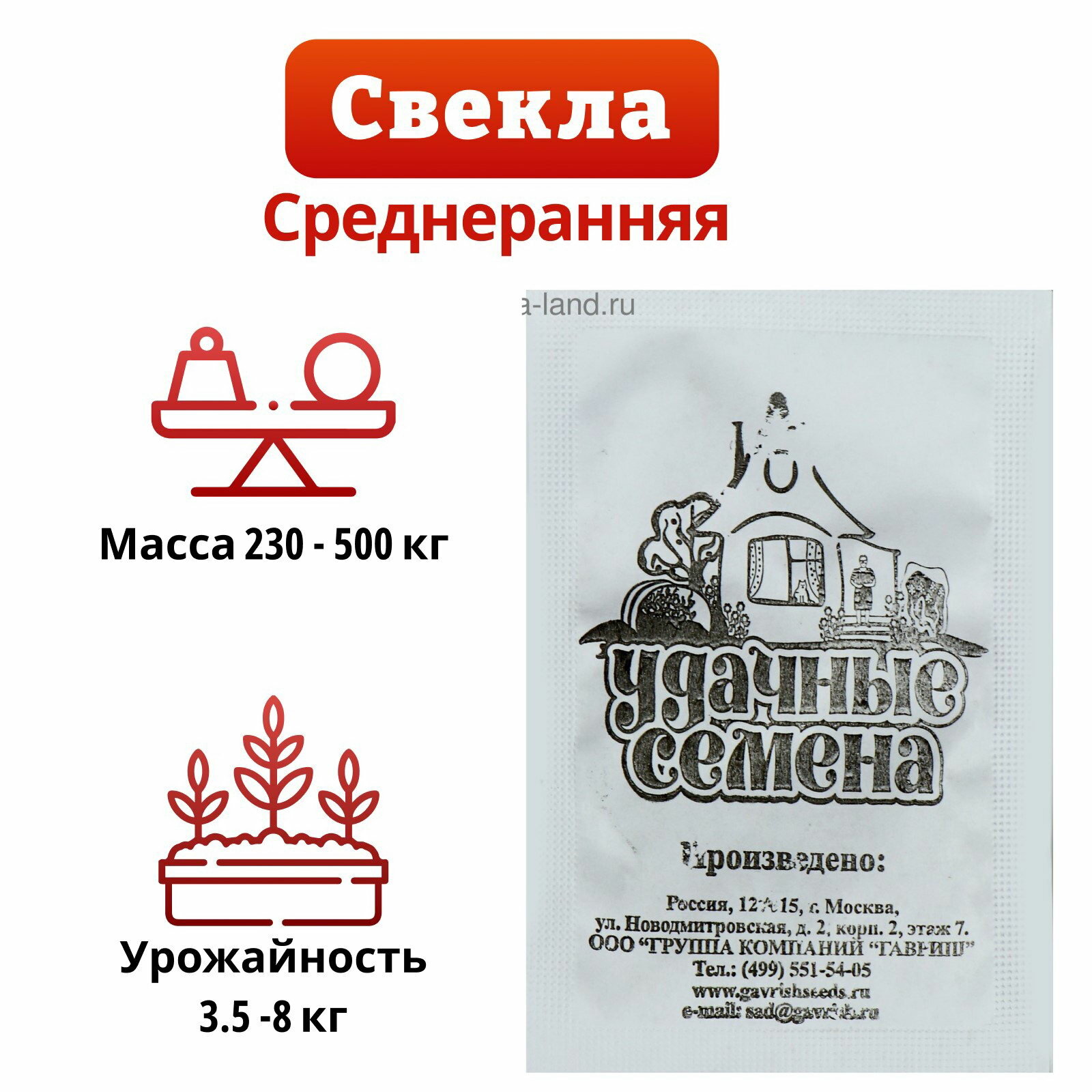 Семена Свекла 