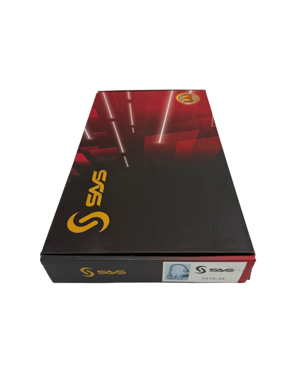 Смеситель SAS 7574-35 STANDARD, для раковины, гибкий излив, хром — фото 1