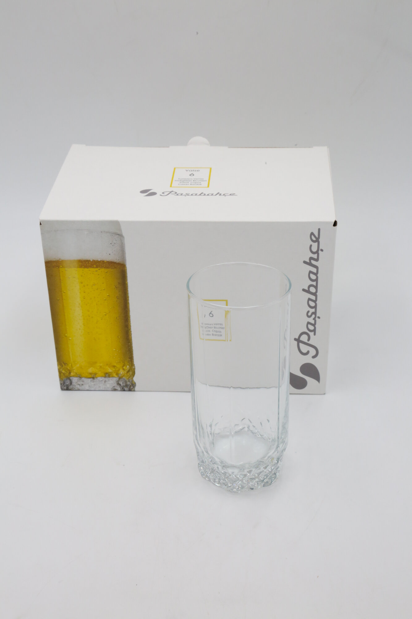Стакан PASABAHCE вальс 42949в 440мл 6шт 6х8 668736 — фото 1
