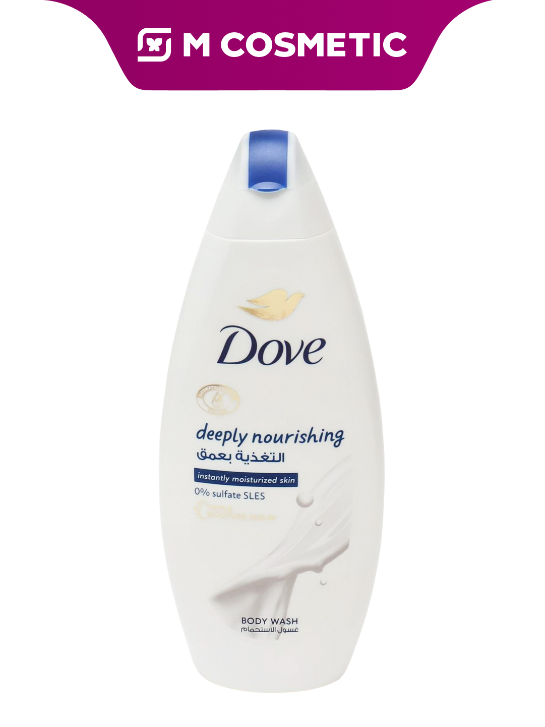 Dove Гель для душа “Deeply Nourishing / Глубоко питание”, 250 мл — фото 1