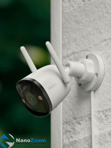 Изображение товара IMOU Bullet 2C 3Мп 2,8 мм - камера видеонаблюдения WiFi уличная, умная цифровая IP видеокамера для улицы с ИК-подсветкой