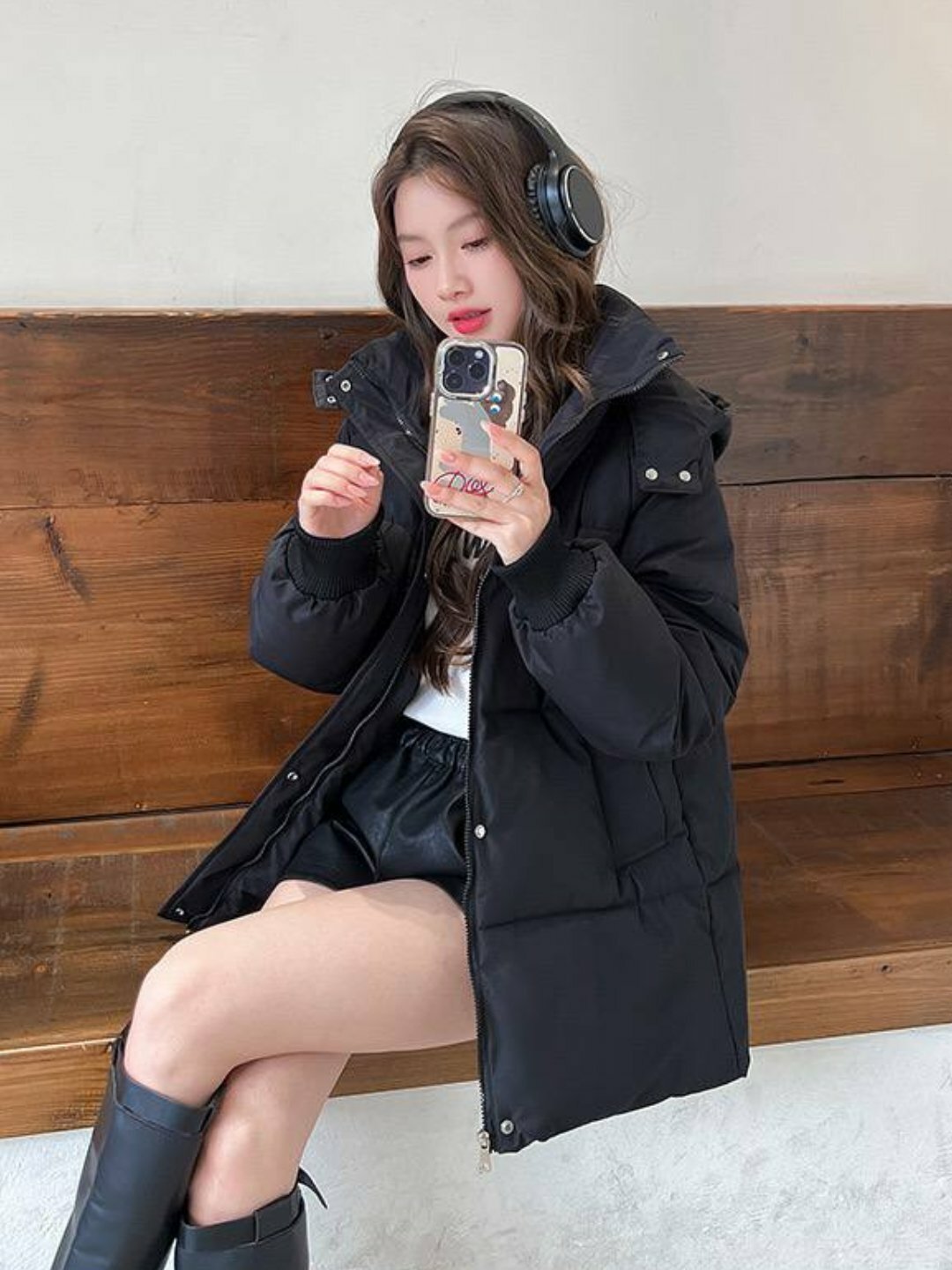 Куртка  Женская куртка короткая демисезонная, пуховик короткий для девушек