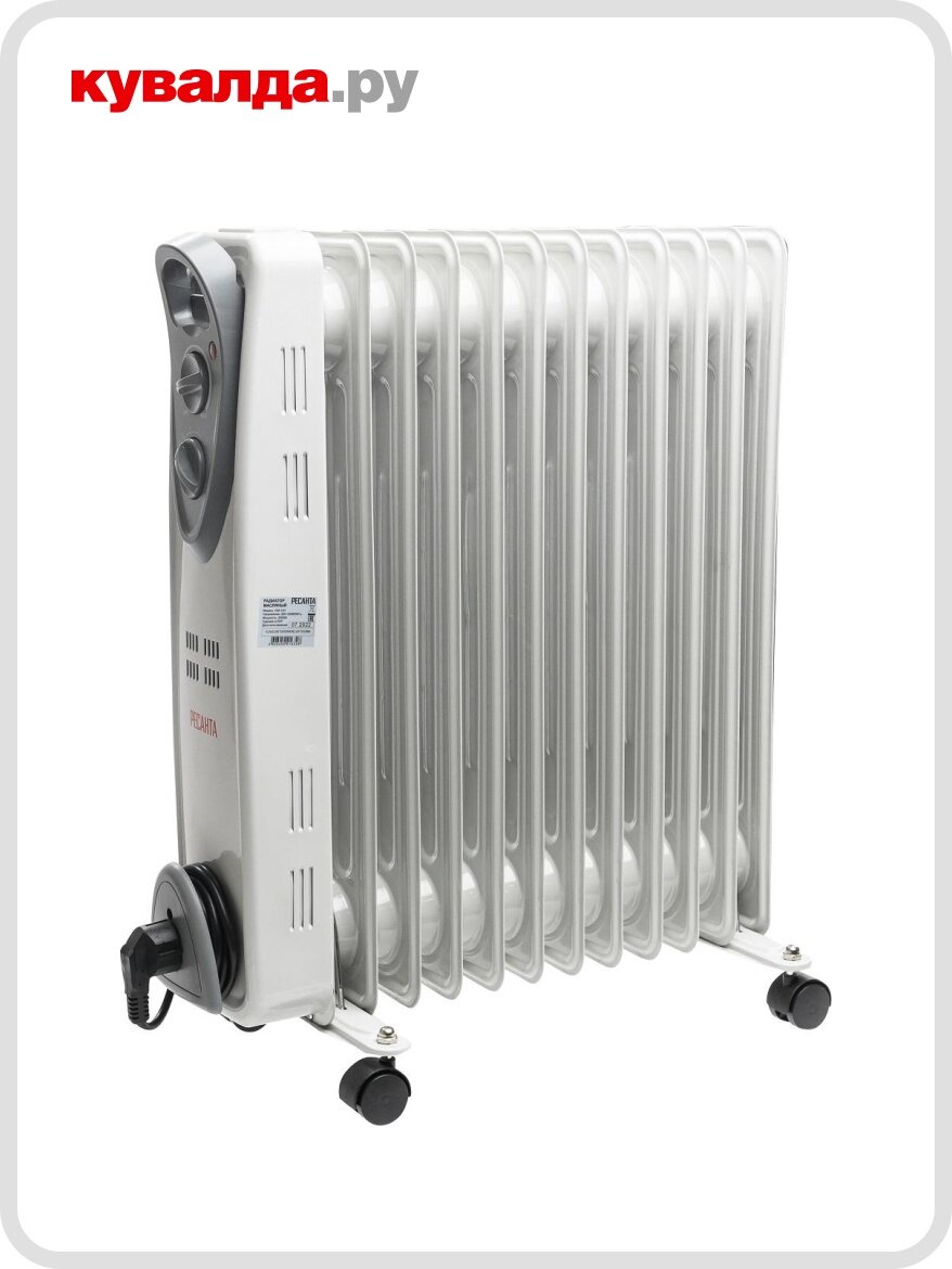 Обогреватель масляный Ресанта ОМ-12Н