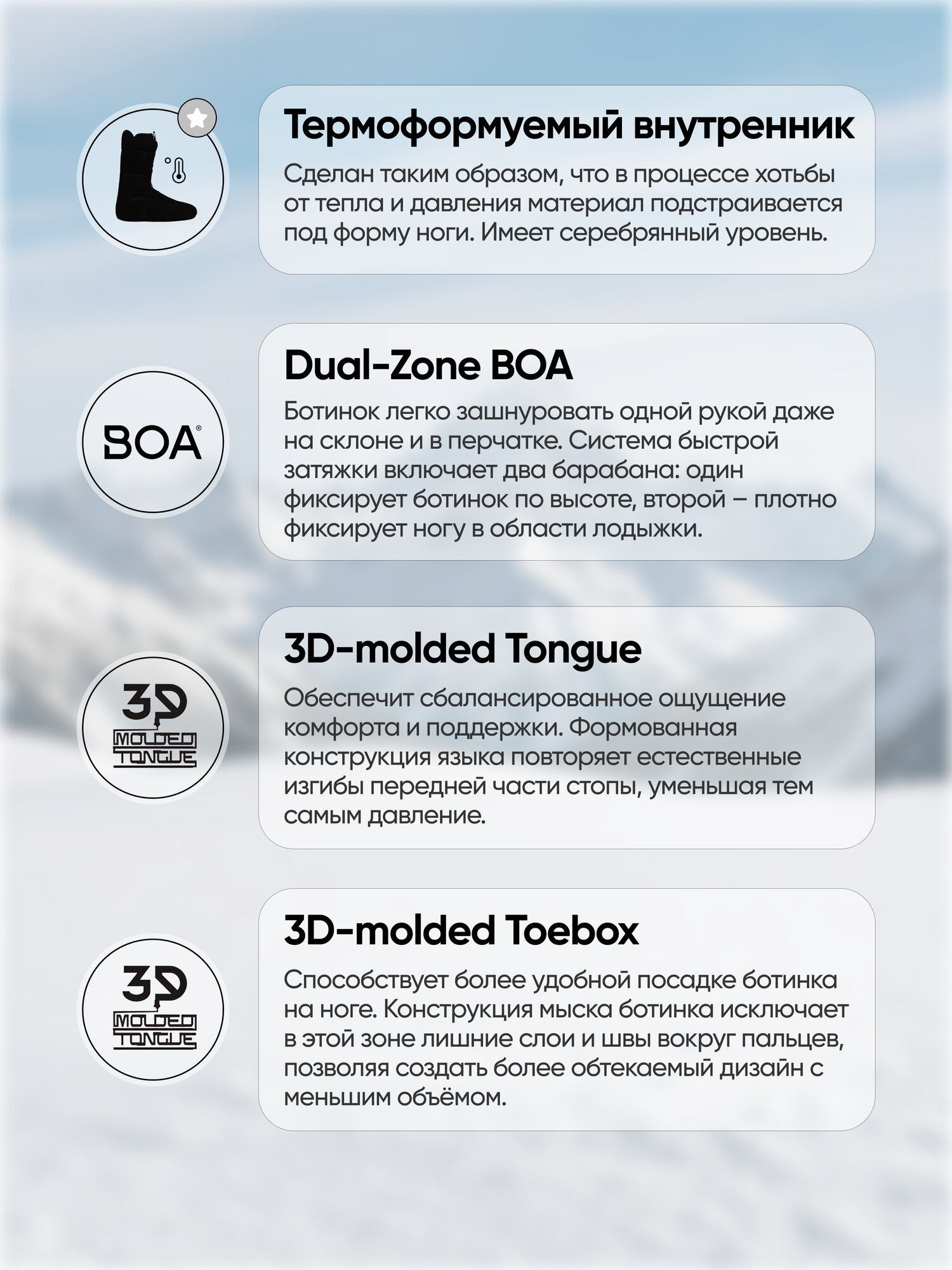 Ботинки сноубордические NIDECKER INDEX (24/25) Black, 10,5 US — фото 1