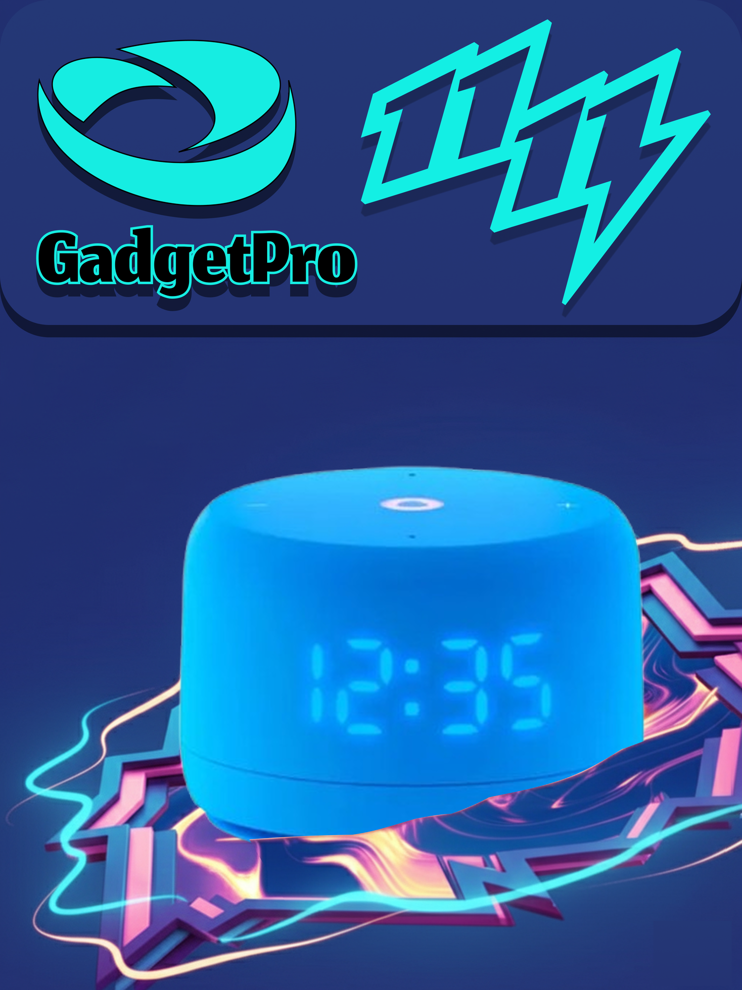 Умная колонка Яндекс. Станция Лайт 2 с Алисой, 6 Вт, LED-дисплей, Wi-Fi, Bluetooth 00026 голубой