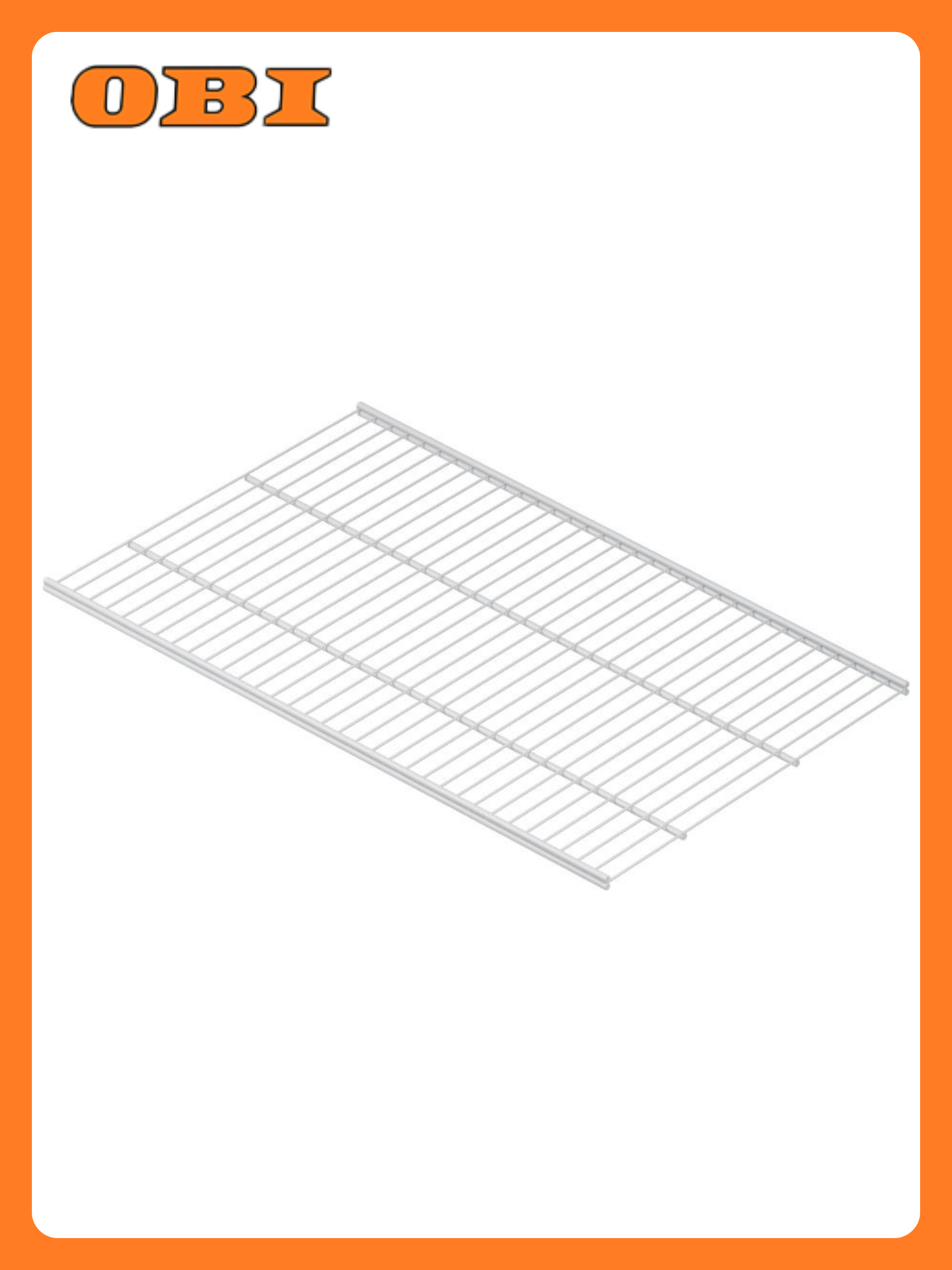 Полка универсальная Larvij белая 15x603х406 мм