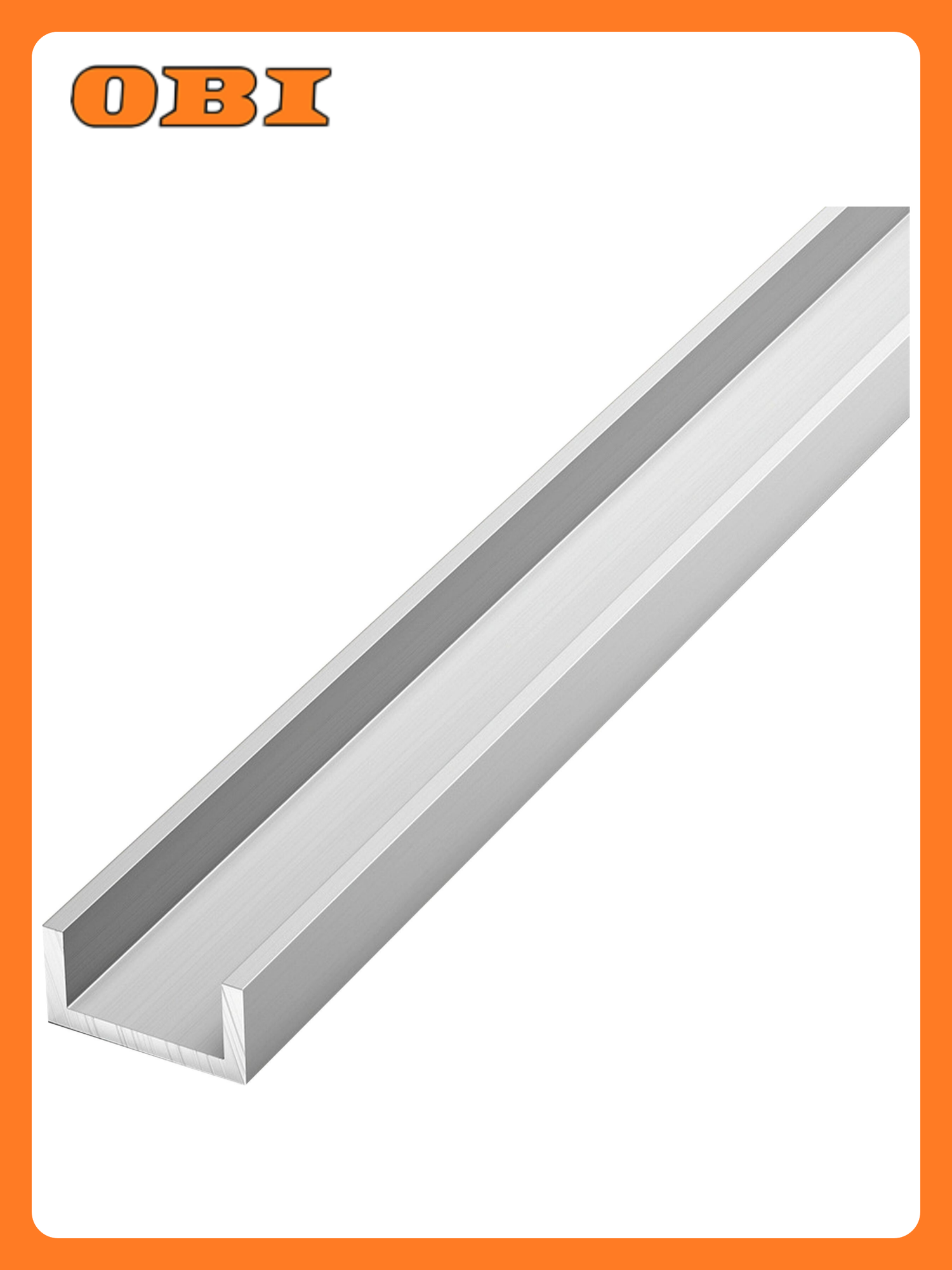 Швеллер лука серебро 2000x10х2 мм