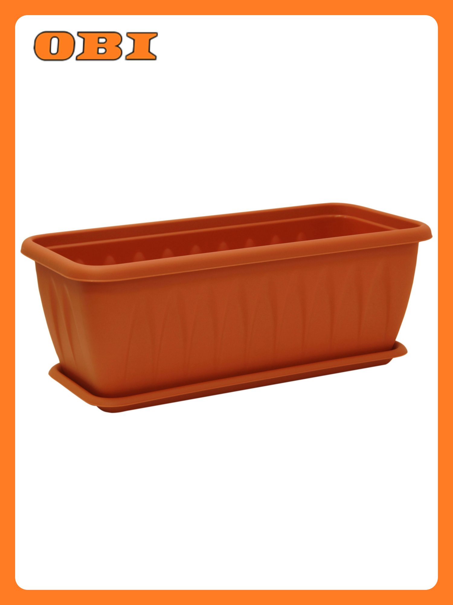 Ящик балконный IDEA Алиция 40 см полипропилен терракот