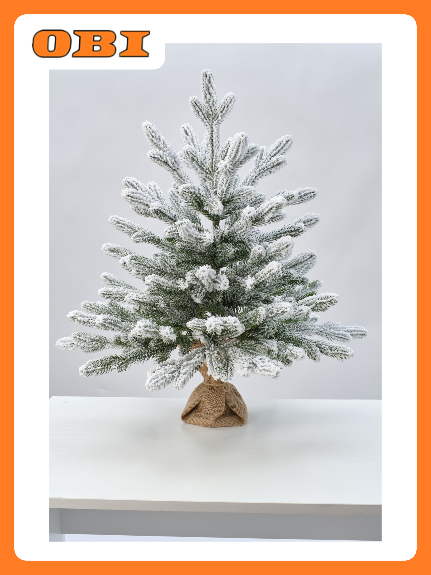 Искусственная ель новогодняя Царь елка Адель заснеженная 60 см