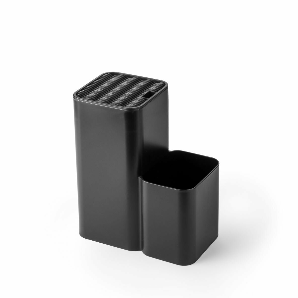 Подставка для столовых приборов и ножей Альтернатива 19 x 11 x 225 см черная