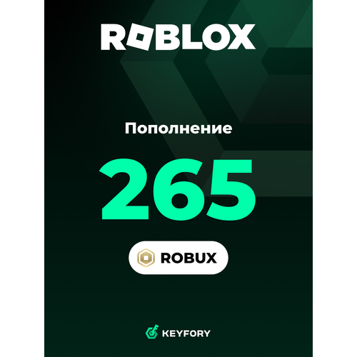 Подарочная карта ROBLOX на 200 Robux ключ активации Робуксы подарочная карта Роблокс Gift Card Россия 459₽