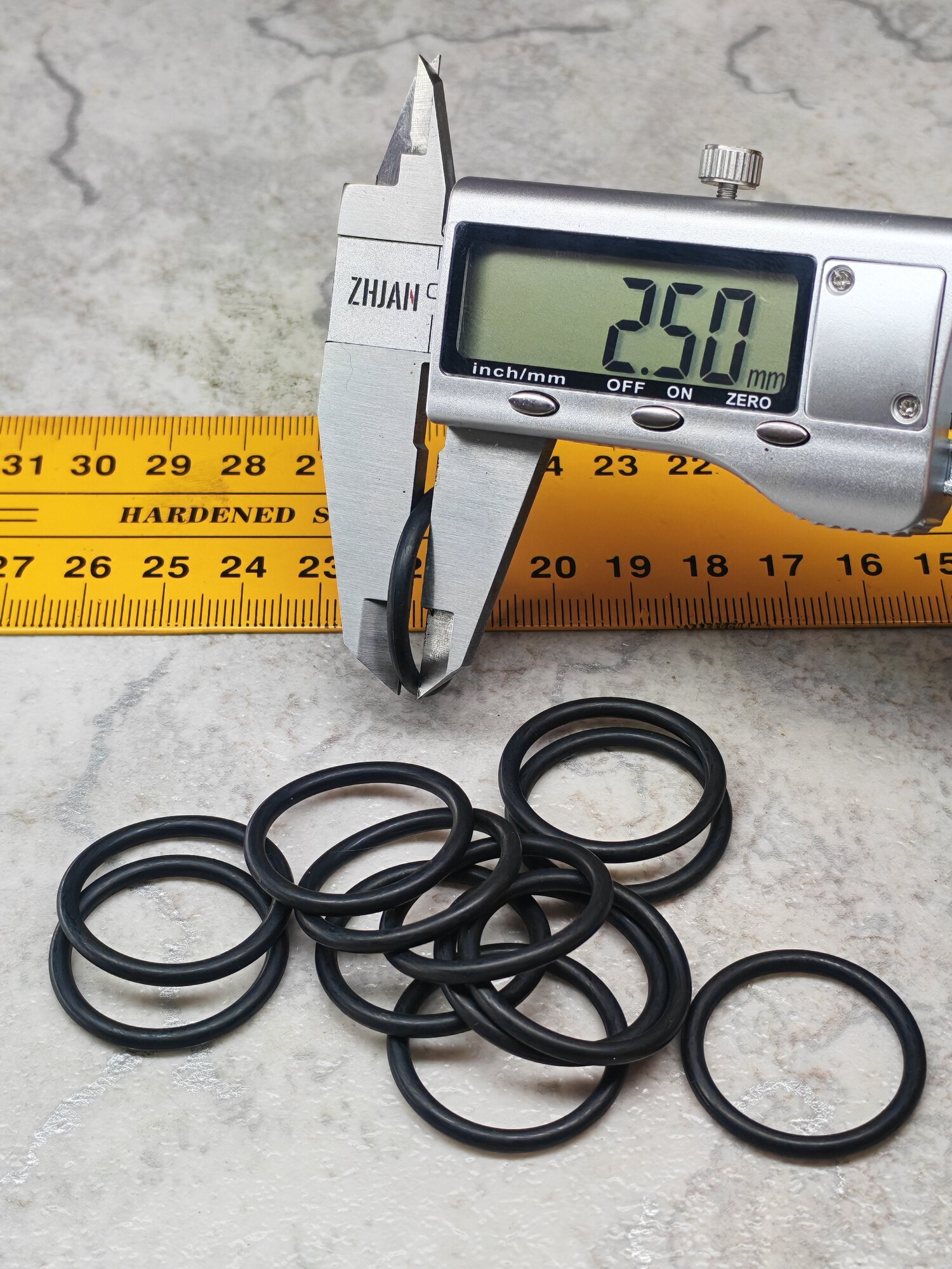 Кольцо резиновое уплотнительное 20x25x2,5 мм, Kastas O-ring NBR, 10 штук — фото 1