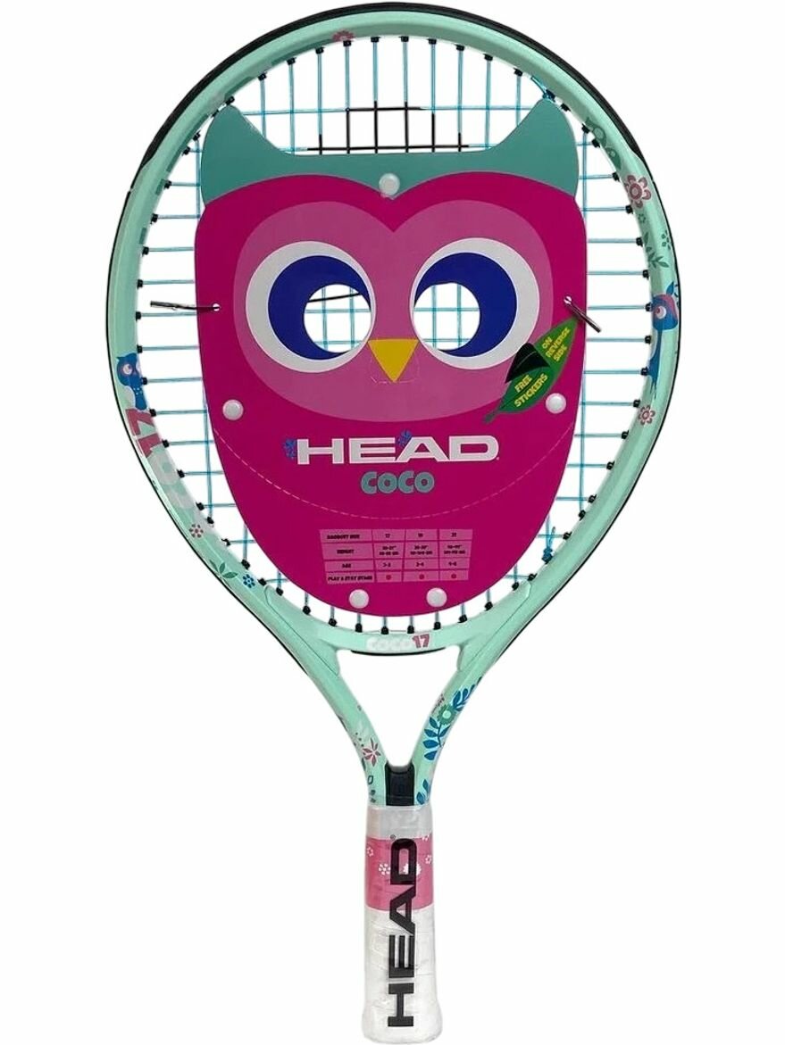 Ракетка Head Coco 17 зеленый Алюминий 235844SC05