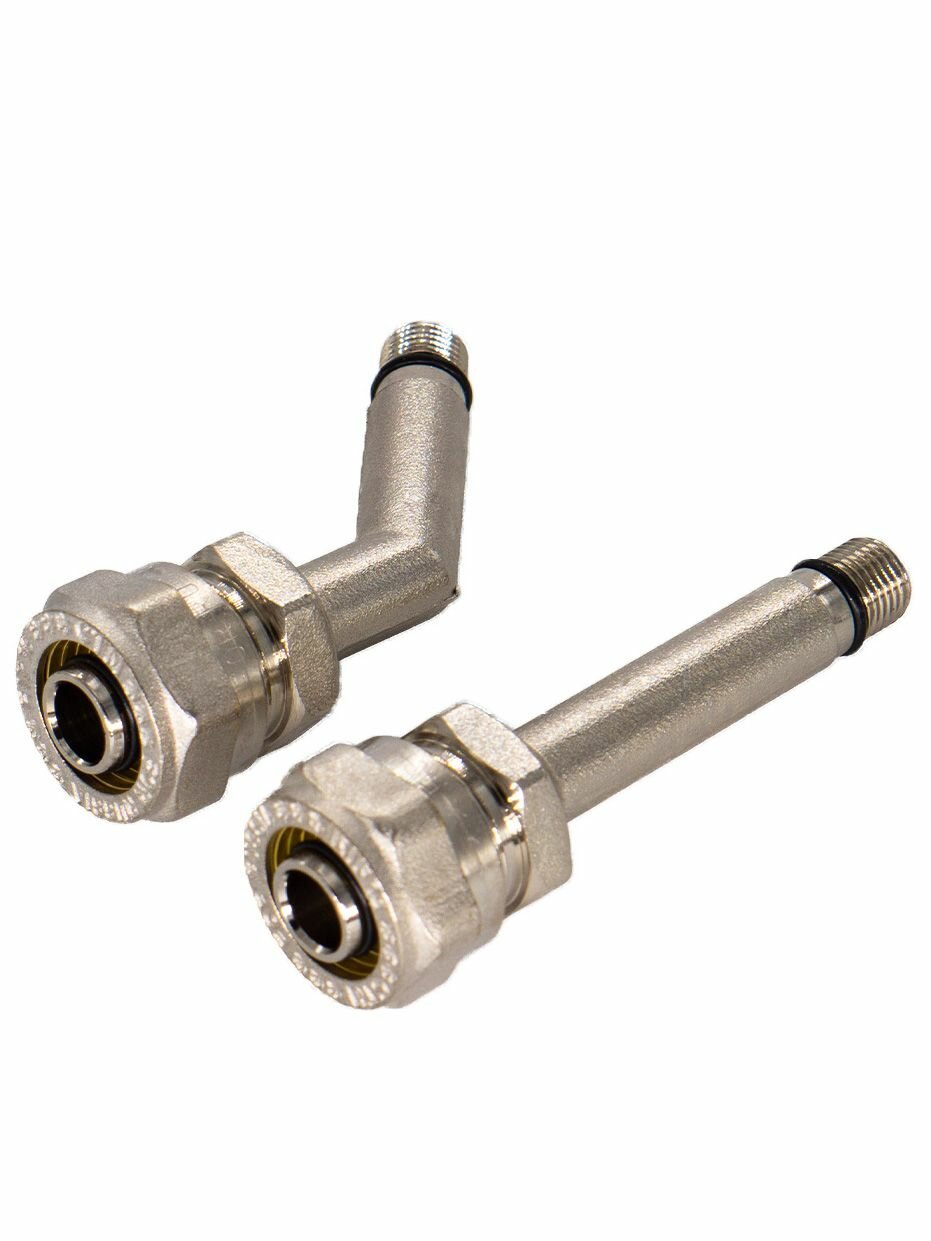 Вкрутка СТМ CCS16M10, для смесителя, латунь, никелированная, 16xМ10 — фото 1