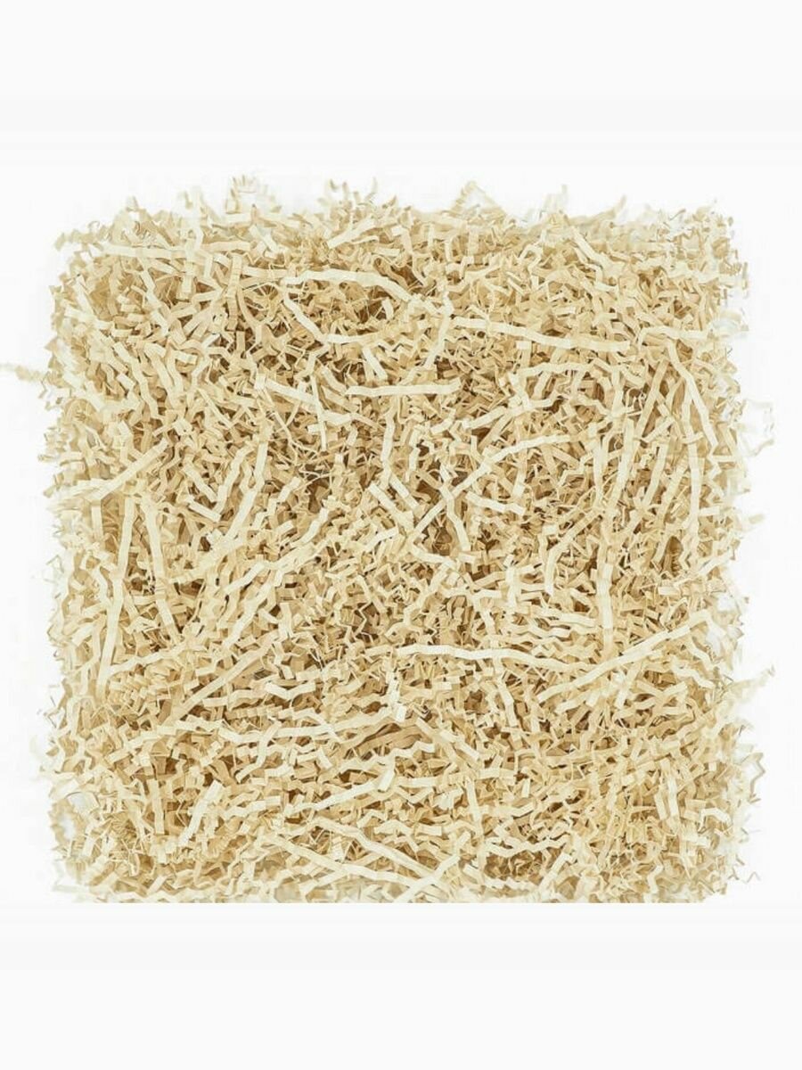 Наполнитель для подарков бумажный Крафт 100г наполнитель для коробок подарочный посылок упаковки товара гофрированный 3мм