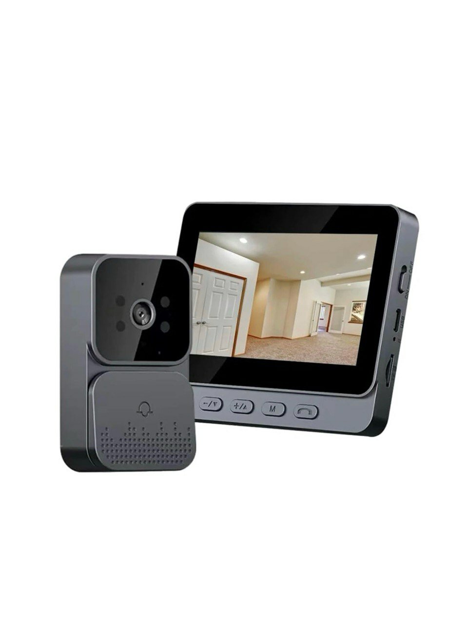 Видеоглазок дверной для дома с экраном 4.3 дюймов WI FI