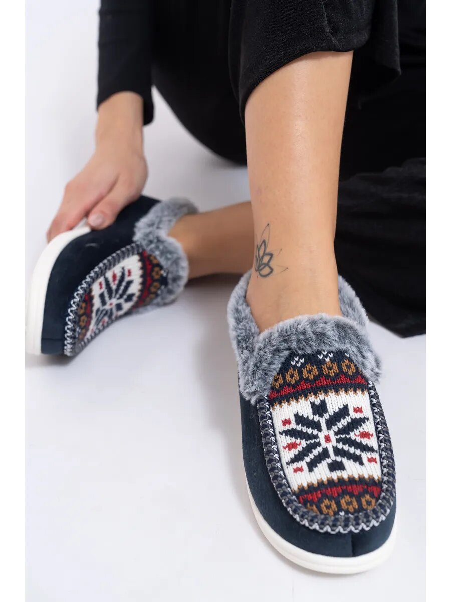 Тапочки Amaro Home  размер 39  синий белый