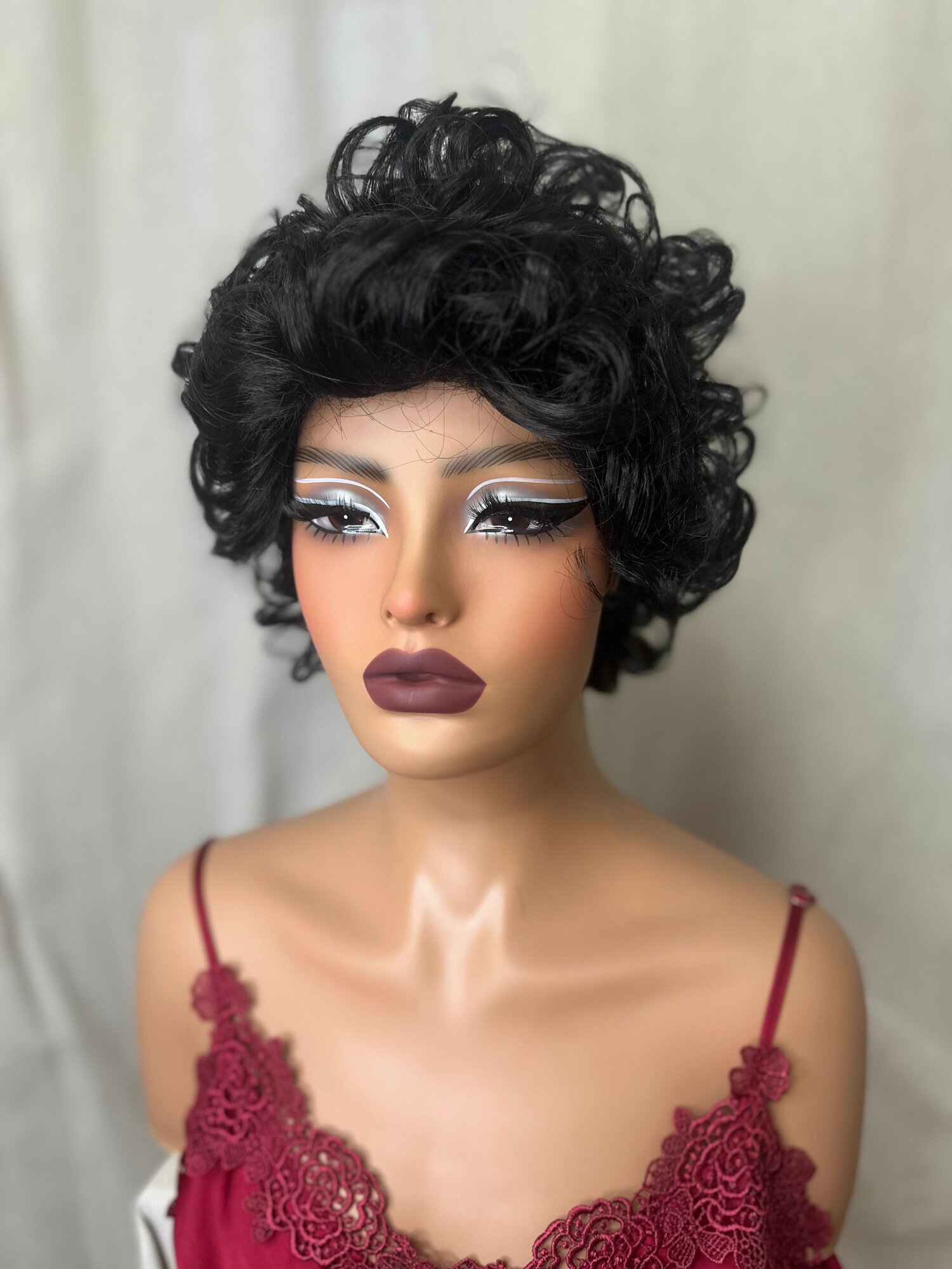 Парик женский короткий кудрявый — фото 1