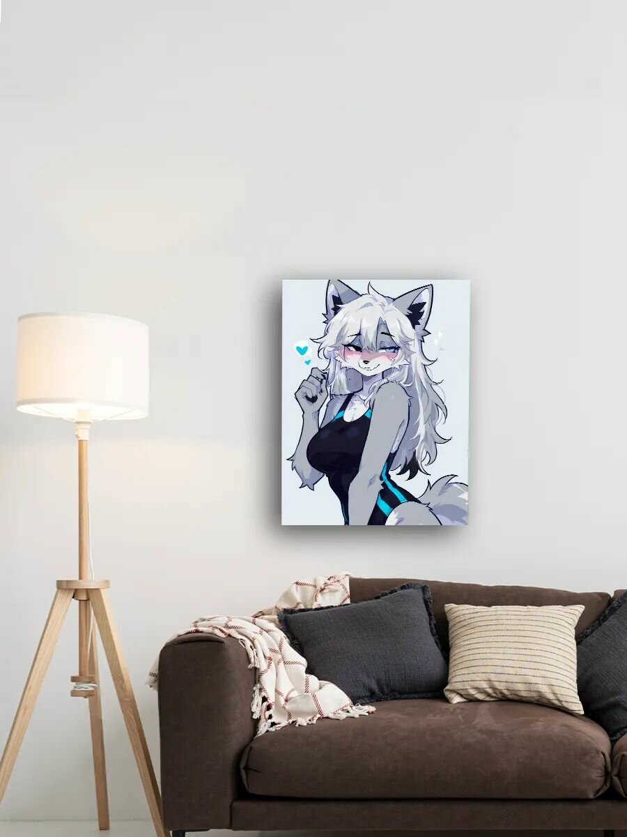 Постеры на стену для интерьера Фурри, плакат 1шт, А4 размер. — фото 1