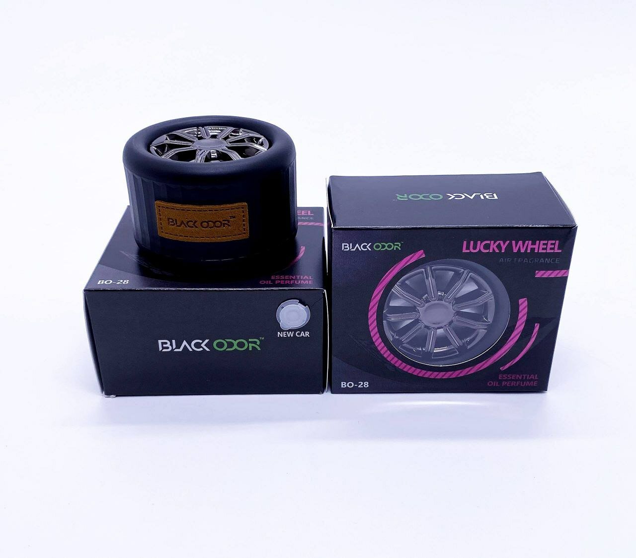 Автомобильный ароматизатор Black Odor Lucky Wheel – стильный дизайн и стойкий аромат.