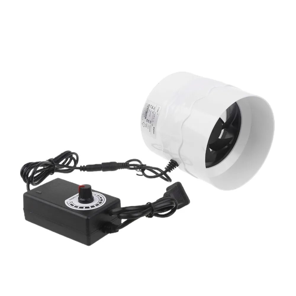 Вытяжной вентилятор с регулировкой скорости вращения воздуходувки диаметром 110 мм для домашней вентиляции ванной комнаты