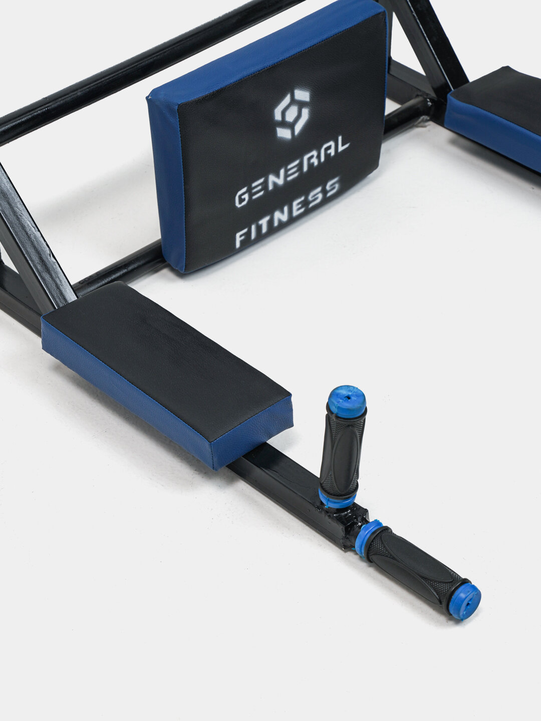 Турник 3в1, многофункциональный тренажёр, длина перекладины 100см, синий — фото 1