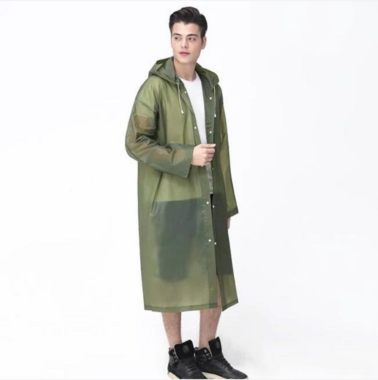 Плащ-дождевик Hongli, размер M-L, green