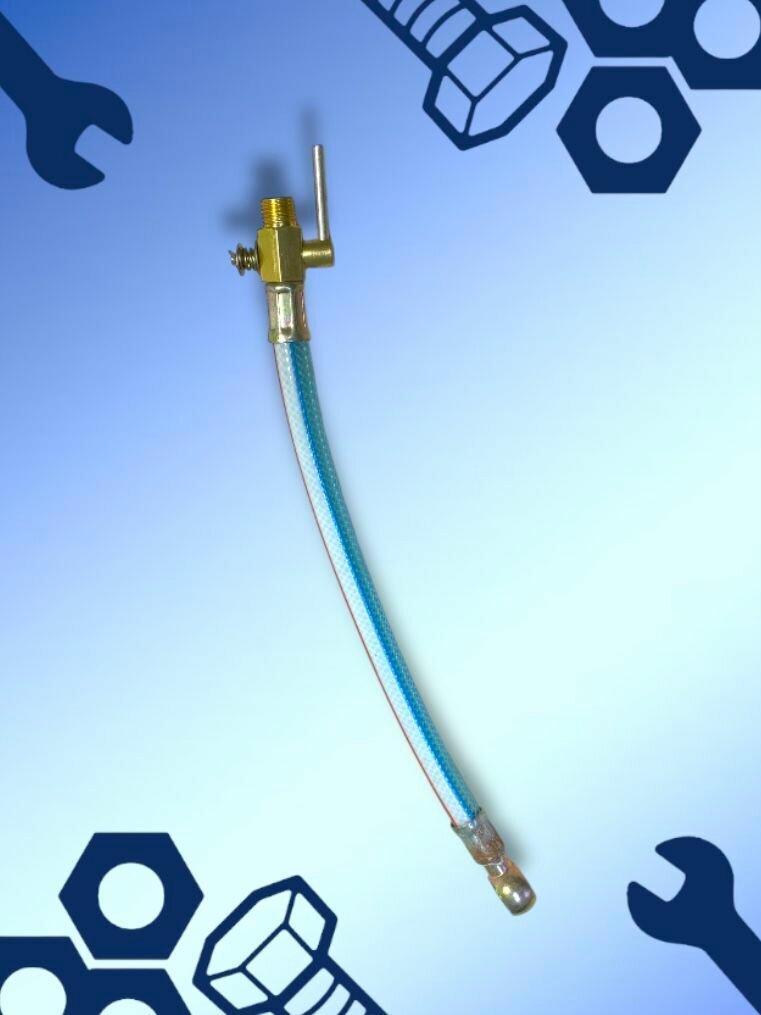 Кран топливный с трубкой ZS/ZH1100 на мотоблок/мототрактор