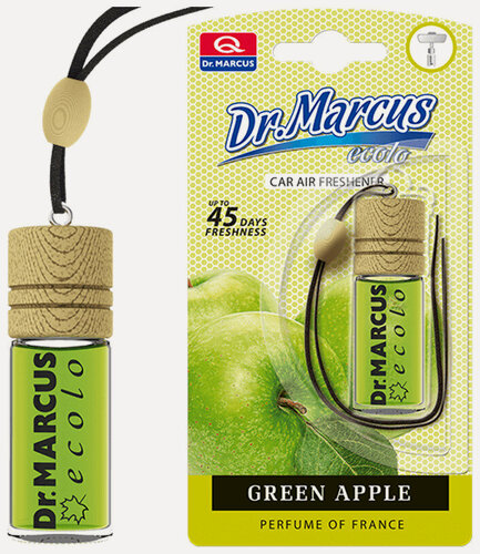 Изображение товара Ароматизатор для автомобиля Dr. Marcus Ecolo Green Apple Зеленое яблоко 4.5 мл арт. 310
