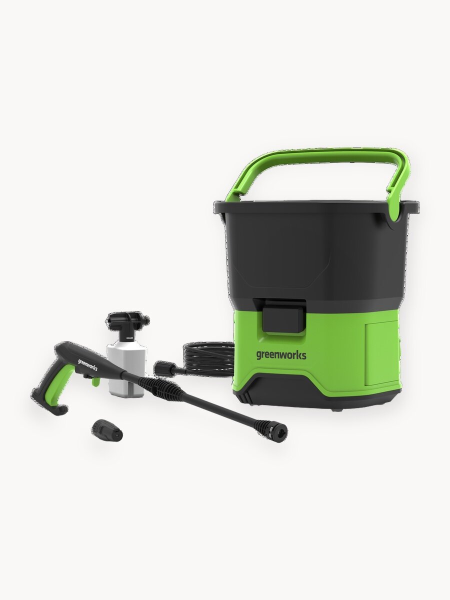 Мойка высокого давления аккумуляторная 40V, 650 Вт, 70 бар, 300 л/ч, минимойка 5104507, без АКБ и ЗУ