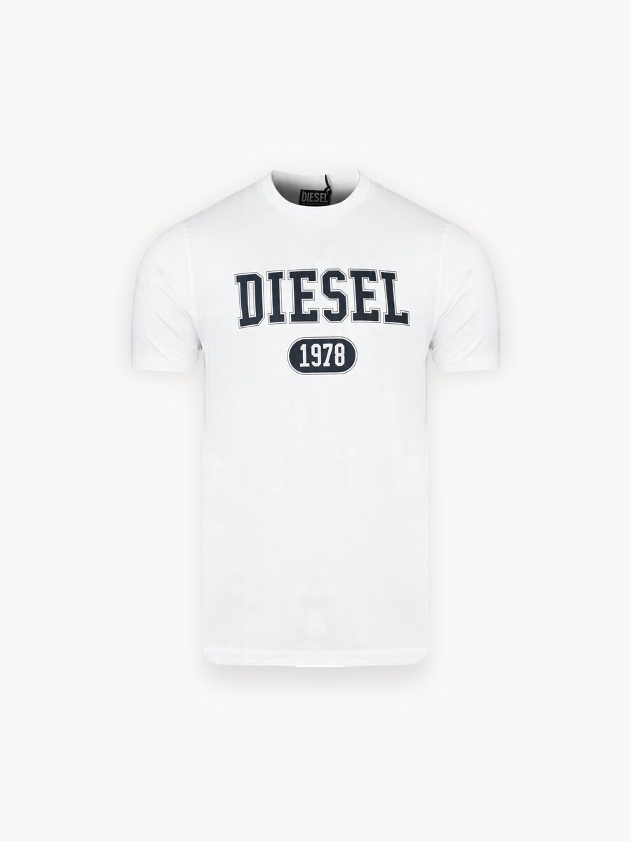 Футболка DIESEL, размер XL, белый