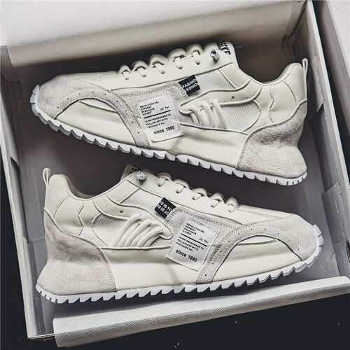 Изображение товара MOOCIE Мужская обувь 2025 года, новые летние дышащие универсальные спортивные повседневные туфли с увеличенной высотой, кроссовки для мужчин, EU:40