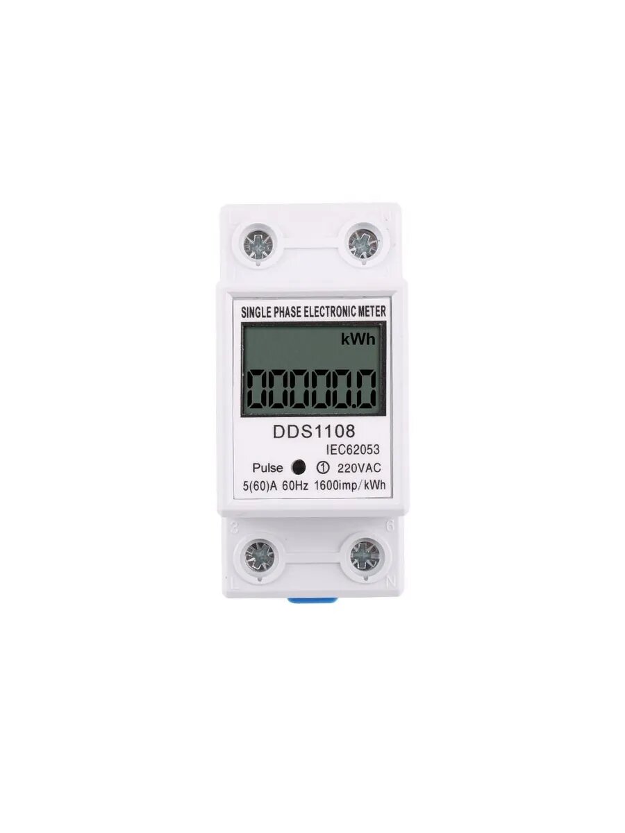 Счетчик электроэнергии DDS1108 60A с одним дисплеем