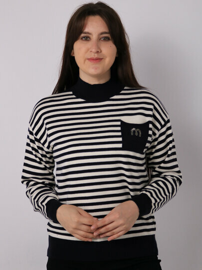 Свитер размер One Size, , темно-синий — фото 1