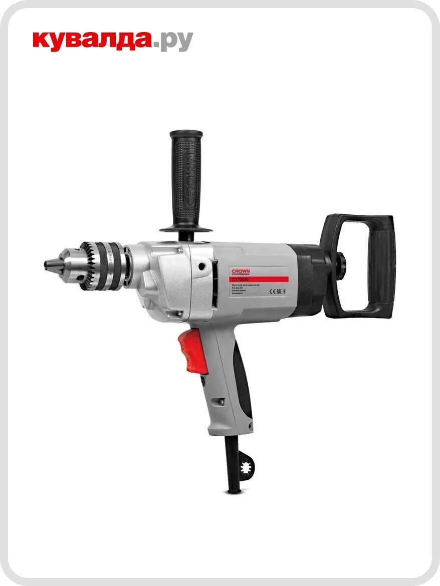 Миксер строительный сетевой Crown CT10010 безударный