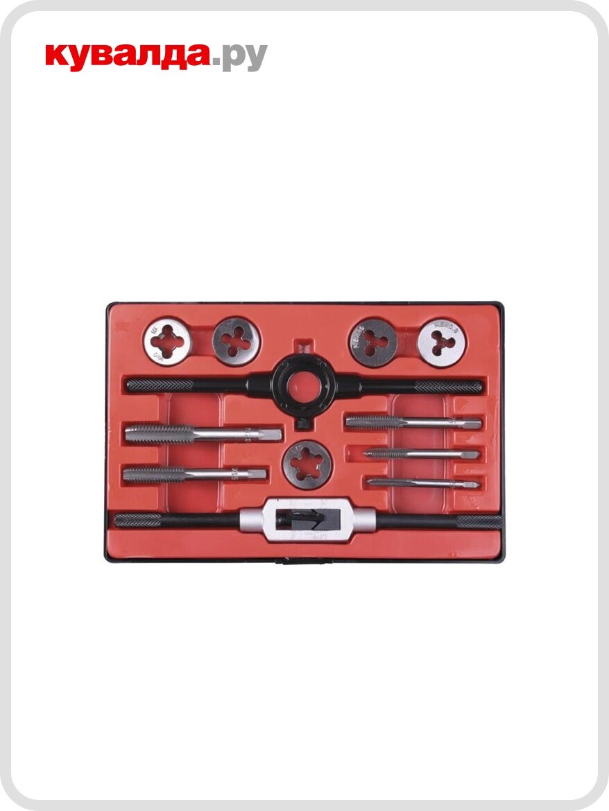 Набор для нарезания резьбы STAYER 12 предметов 28012-Н12