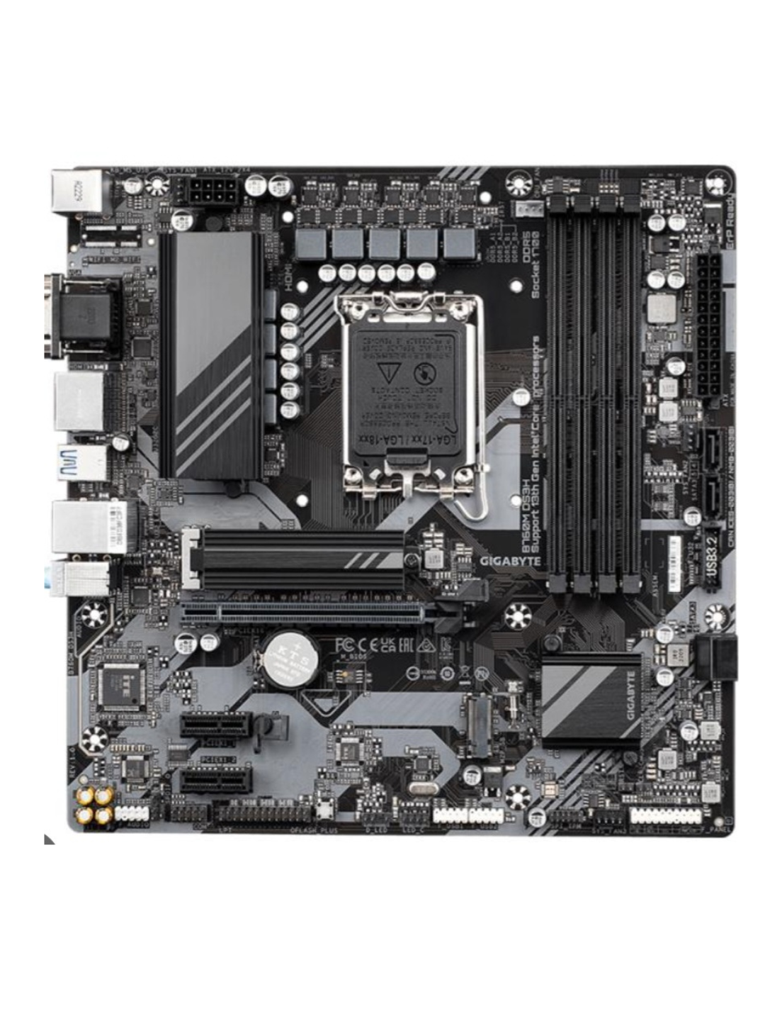 GIGABYTE B760M DS3H DDR5 материнская плата — фото 1