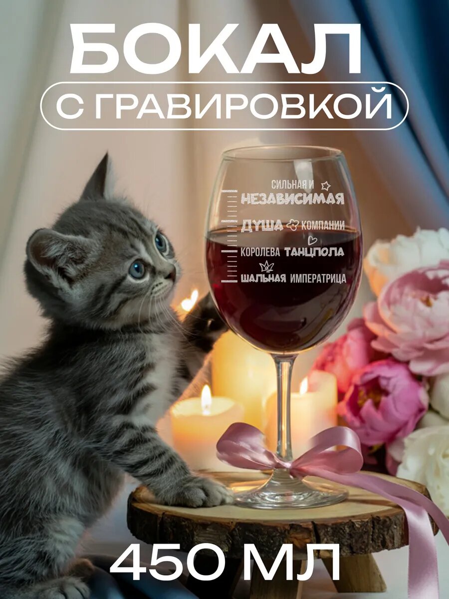 Бокал подарочный Шкала трезвости — фото 1