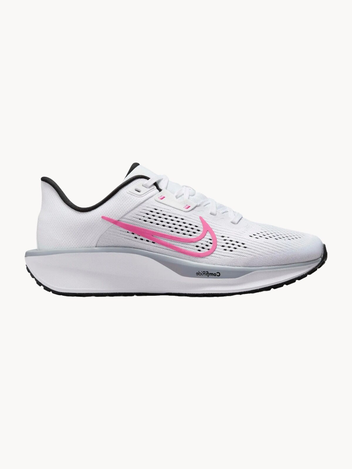 Кроссовки NIKE Quest 6, размер 8.5 US, белый/розовый
