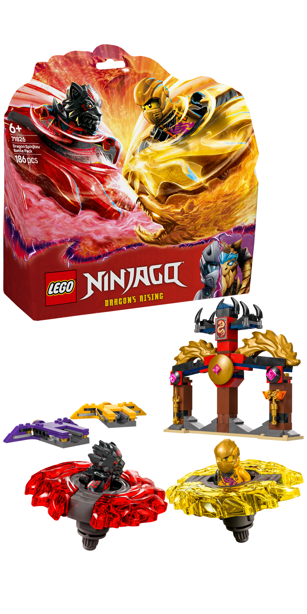 71826 LEGO Ninjago дракон Кружитсу боевой набор 6+