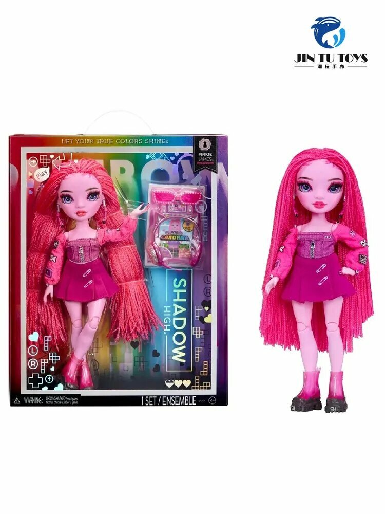 Рэйнбоу Хай Куклы MGA Rainbow High Shadow High Pinkie James / Куклы Радуга Высоко Тень Высоко прекрасный подарок и предмет коллекционирования для детей в возрасте от 4 лет и старше.