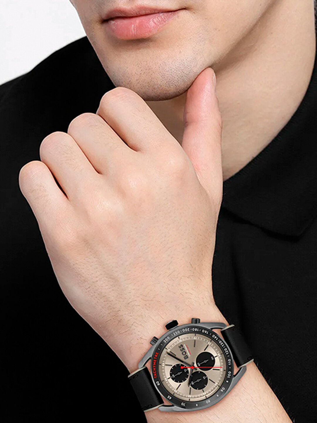 Наручные часы BOSS, коричневый — фото 1