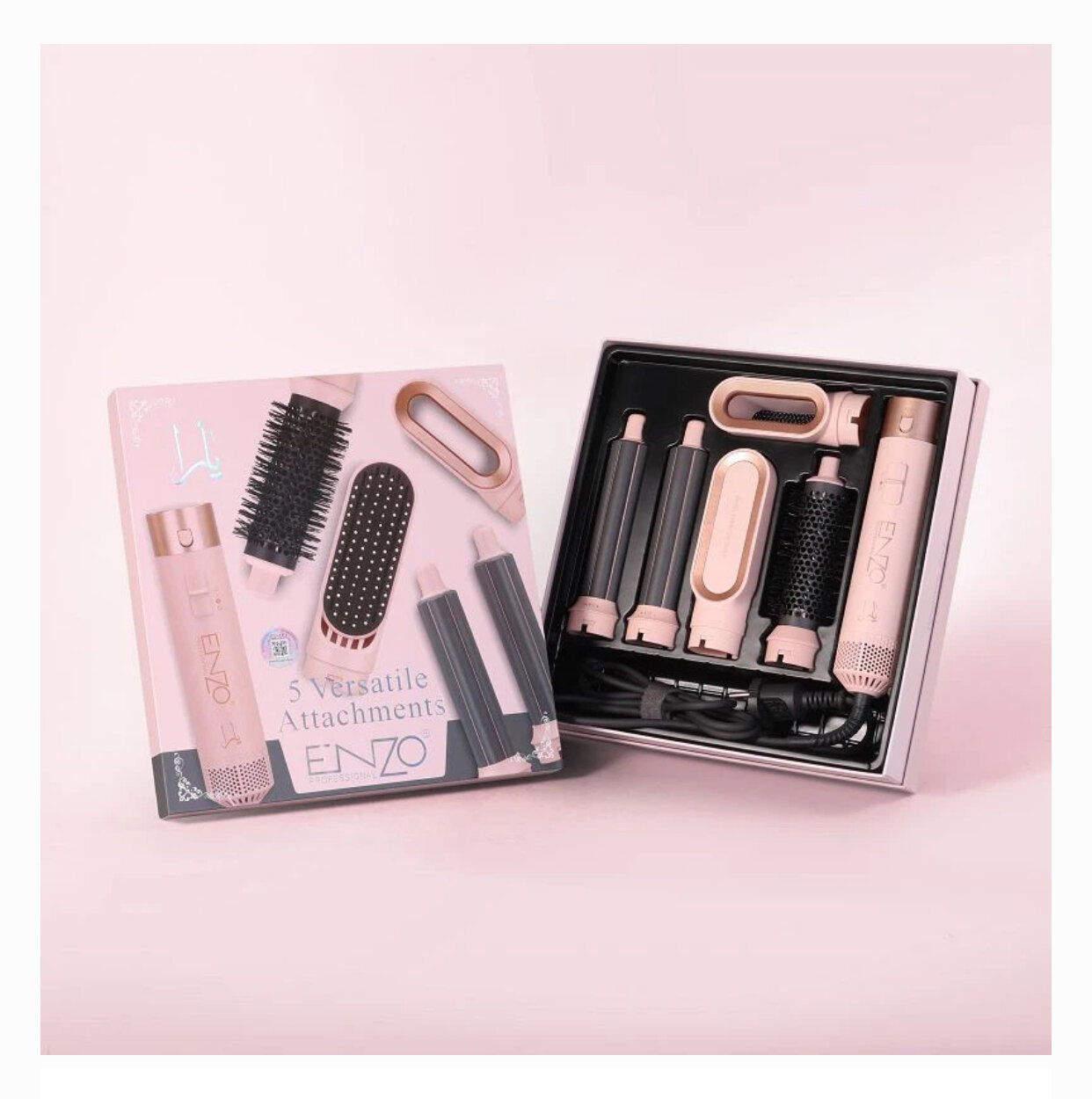 ENZO 5-в-1 — профессиональные инструменты для укладки волос, отличный подарок для себя и своих близких!