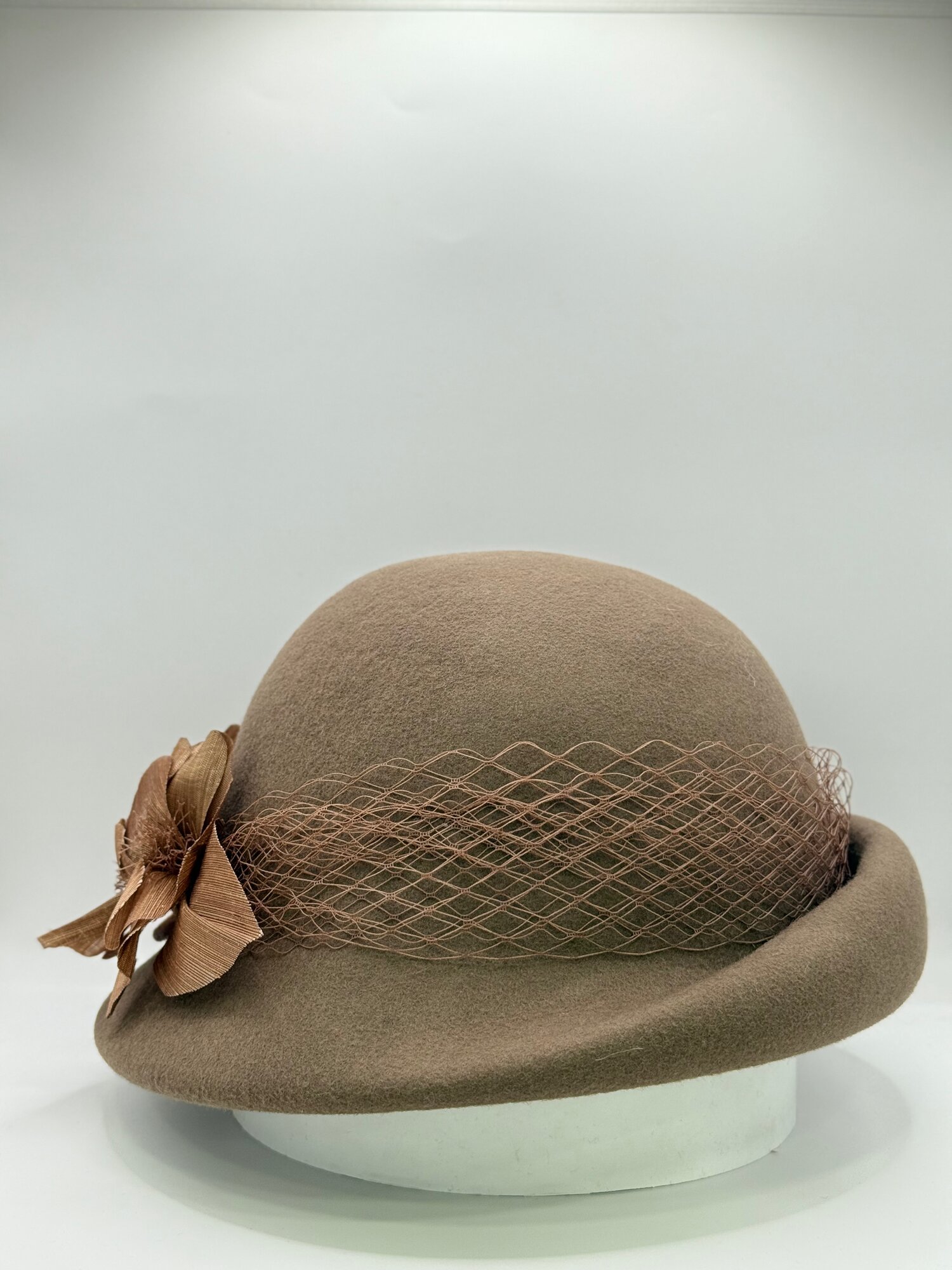 Кепка  шляпа для девочек и женщин, размер 58 ( универсальный ), коричневый — фото 1