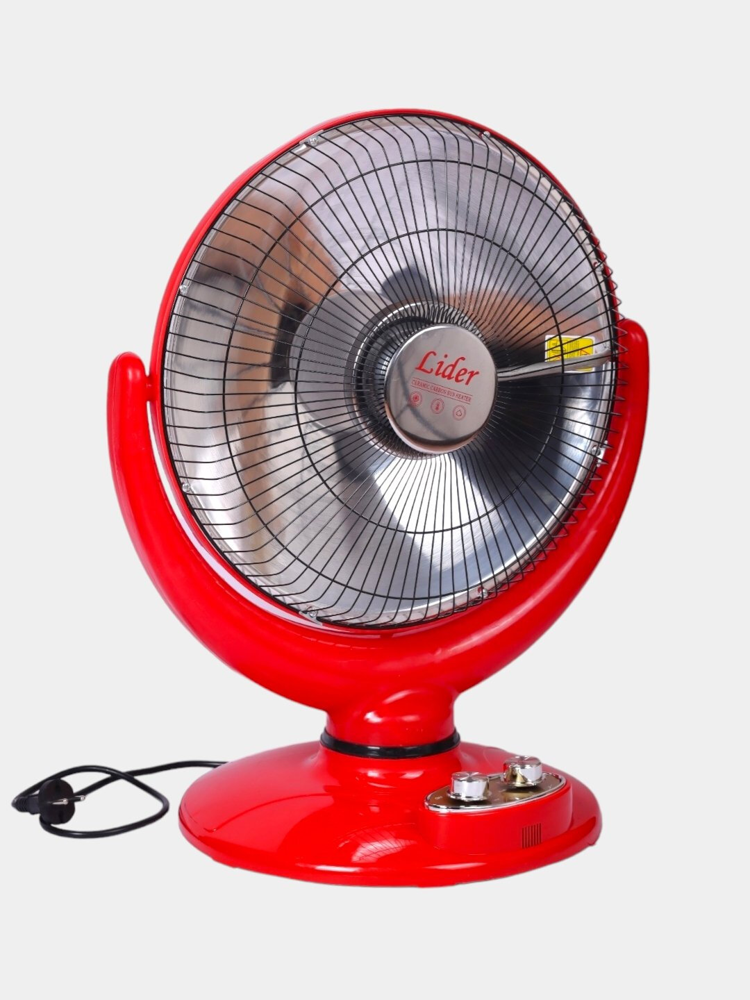 Электрический обогреватель 220V | Для дома и офиса, барабанный, 1500 Вт, 2 режима, бесшумная работа