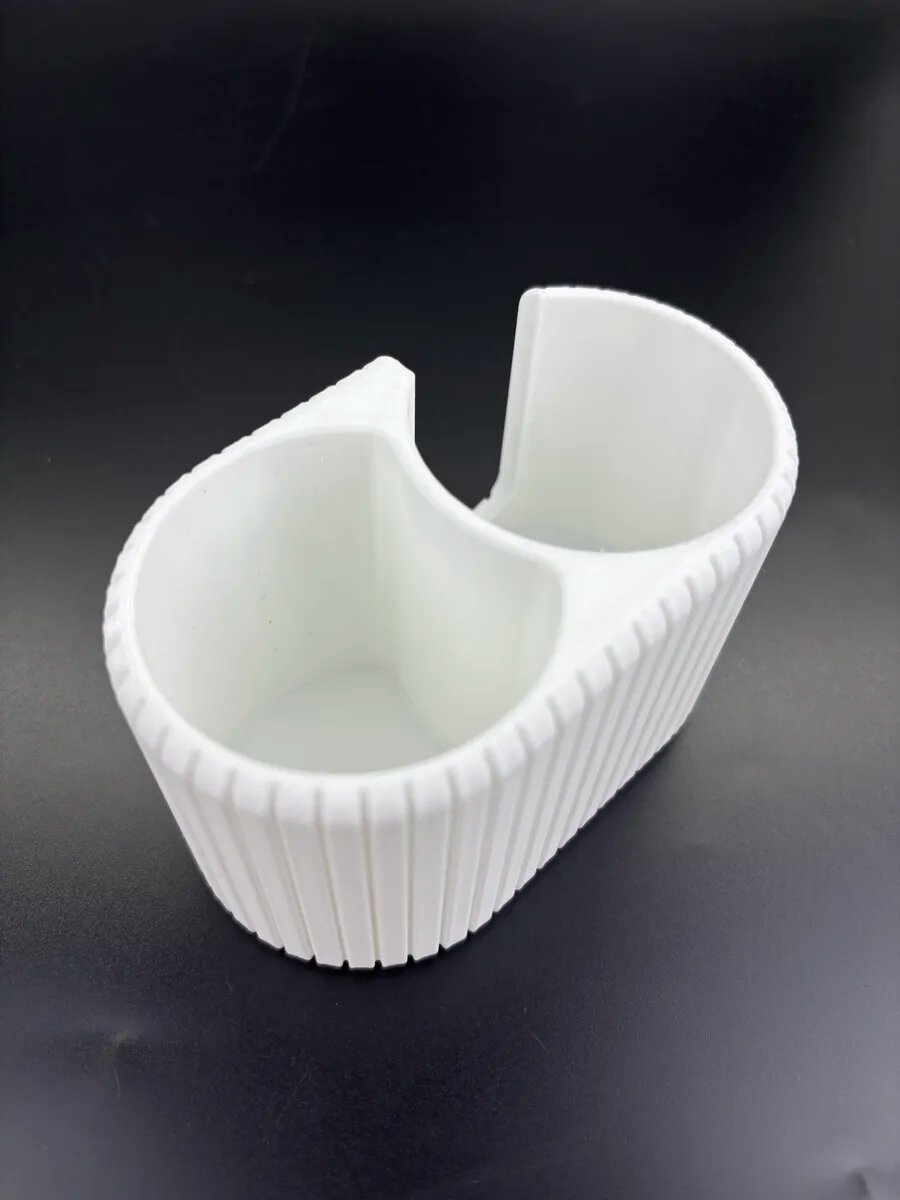 Органайзер для ватных дисков и палочек, гарантирует долговечность и устойчивость к повреждениям