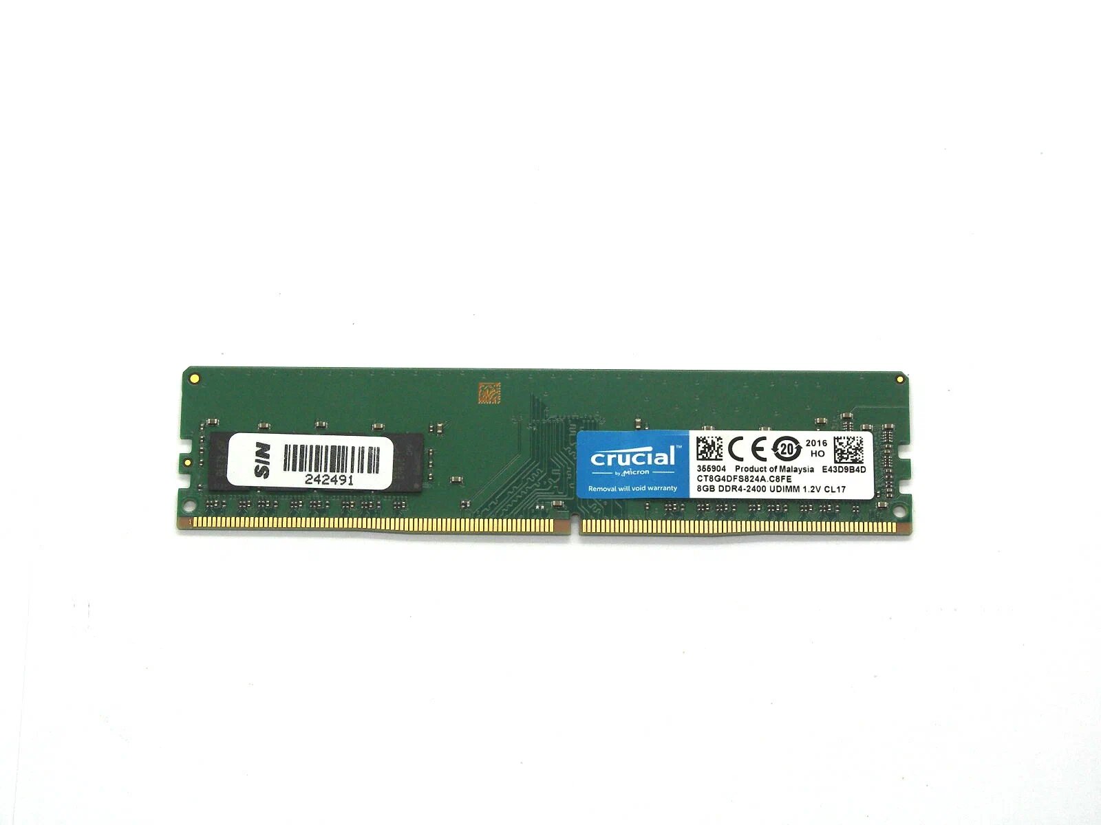 Milky - Crucial ④ Модуль памяти Crucial Basics Desktop <CT4G4DFS824A> (DDR4 DIMM, 4