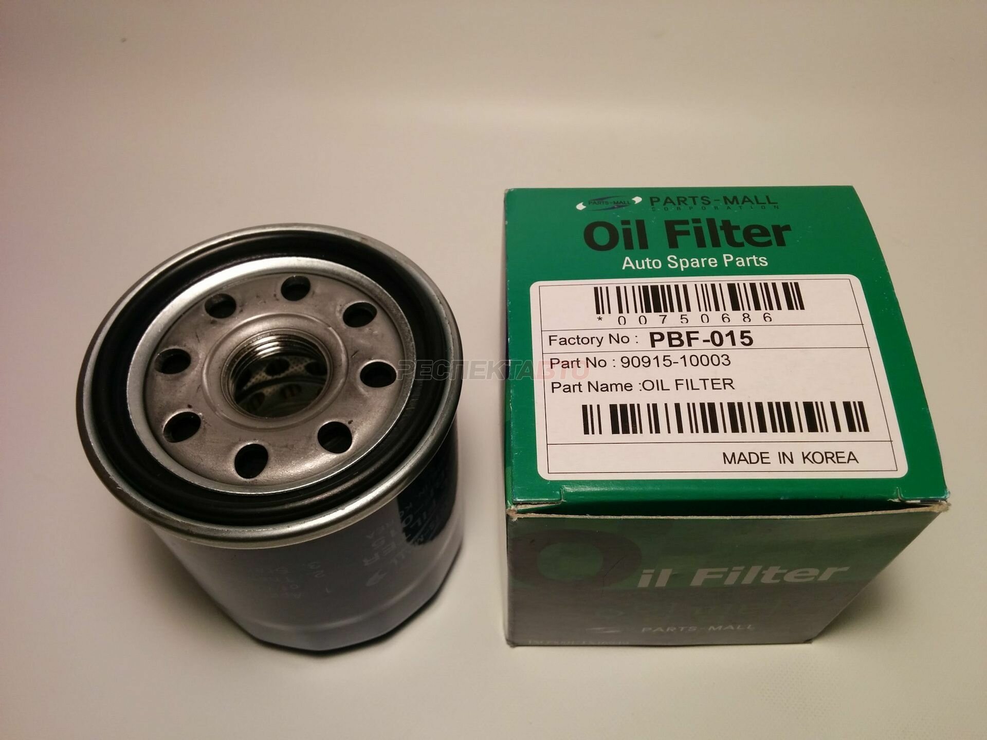Фильтр масляный PARTS-MALL PBF015 / Toyota RAV-4, Corolla. Carina / 90915YZZF2; LF479Q11017100A