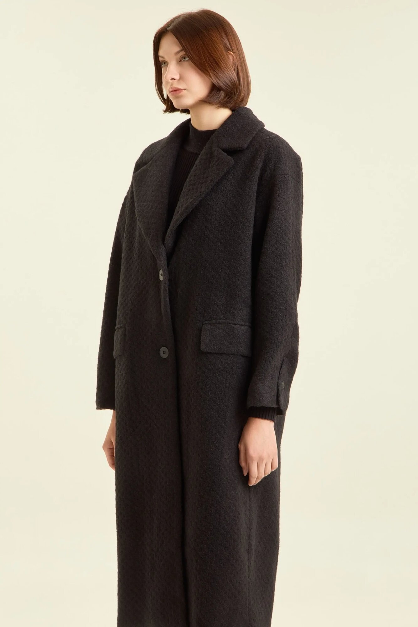 Пальто Selfie, размер XS, черный — фото 1